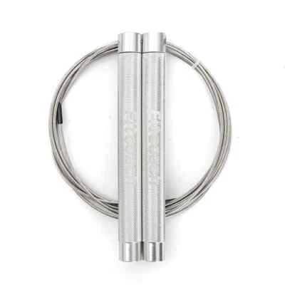 Cuerda de salto de velocidad ajustable de aluminio para saltar ejercicio de resistencia, intensidad Foto 1 de 4