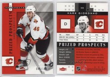 2005-06 Fleer Hot Prospects Red Hot /100 Mark Giordano #111 Rookie RC