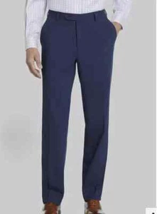 Jos. A. Bank 1905 Men's 100% Wool Dress Pants Navy Size 33R Unhemmed - Picture 1 of 8