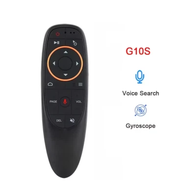 G10S Air Mouse Voice Remote Control 2.4G Wireless Gyroscope IR Learning for H96  - Image 1 of 4