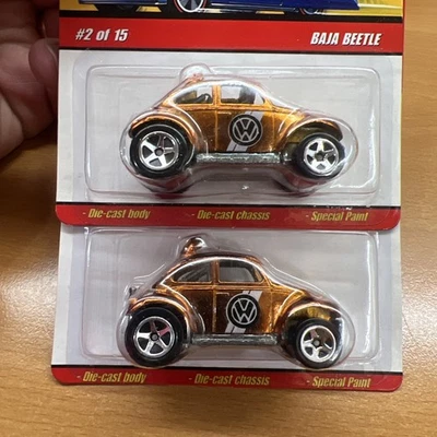 2007 Hot Wheels Classics Series 4 Metallic Copper Baja Beetle *Lote de 2* - Imagem 1 de 4