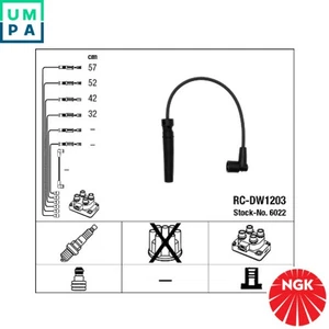 IGNITION CABLE KIT 6022 FOR CHEVROLET LACETTINUBIRA DAEWOO LDA 1.8L L14 1.4L - Picture 1 of 8