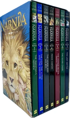 Chronicles of Narnia Complete 7 Book Boxed Set Paperback Books UNREAD Box Wear - Image 1 of 4