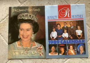 The Queen & Her Family 1983 A Pictorial Record & Royal Monthly 1989 Calendar - Imagen 1 de 15