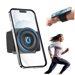  Support Téléphone Running pour iPhone [Rotatif 360° & Mise à niveau Anti-Chute] Noir - Photo 1 sur 7