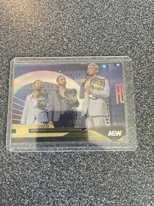 The Young Buck And Okada-Trios-2025 Upper Deck AEW Gold Pyro The Elite - Picture 1 of 2