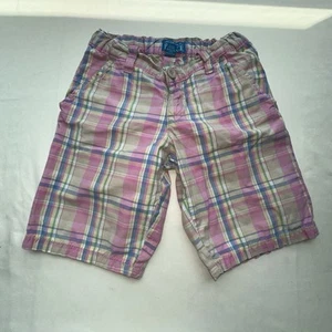 The Children’s Place Girls Size 5 Pink Plaid Cotton Shorts - Picture 1 of 6