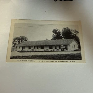 Eldridge Motel, Knoxville, Iowa Postcard - Picture 1 of 2