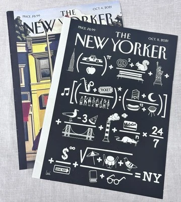 The New Yorker Magazine October 2021 x 2 Issues. Oct 4th, 11th - Image 1 of 4