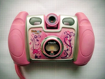 🌸 DIGITALKAMERA VTECH KIDIZOOM TWIST ROSA KINDER-KAMERA WI-FI 4x ZOOM 📸🌸 - Bild 1 von 4