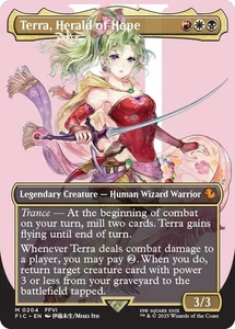 Terra, Herald of Hope (Borderless) - 204 / Japanese / Near Mint MTG - Picture 1 of 1