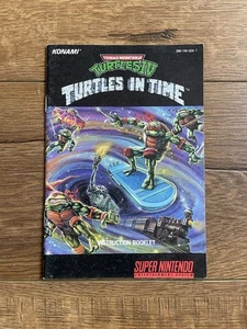 Teenage Mutant Ninja Turtles IV: Turtles in Time (SNES, 1992) Manual Only - Picture 1 of 3