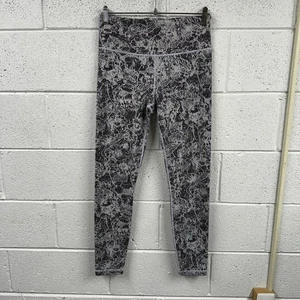 Athleta Womens M Tall Elation Graffiti Fleur 7/8 Tights Athleisure Active Floral - Picture 1 of 12