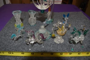 Mundgeblasene Glas Kuriositäten, insgesamt 12 Artikel von Einhorn bis Kerze, Schwan bis Hase - Bild 1 von 24