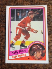 1984-85 O-PEE-CHEE NHL HOCKEY #56 KELLY KISIO RC ROOKIE DETROIT RED WINGS