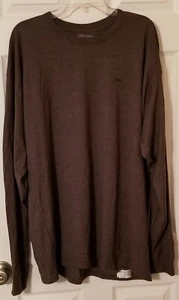 Champion Men's Classic Jersey Long Sleeve Script TShirt Charcoal Heather XXLarge - Picture 1 of 3