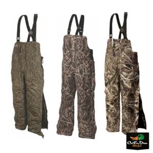 DRAKE WATERFOWL LST YOUTH REFUGE INSULATED BIBS - YOUNG GUNS - WINDPROOF - Picture 1 of 6