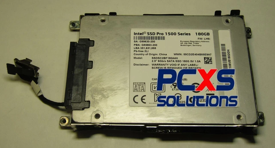 180GB solid-state drive (SSD) - SATA-3 interface - 749278-001 - Image 1 of 1