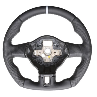 VW Lenkrad Golf 6 Caddy Tiguan Touran Sharan Abgeflacht Neu Beziehen 58158 - Bild 1 von 4