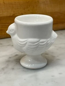 Four White French Hens Egg Cups - Picture 1 of 6
