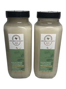 Bath and Body Works Aromatherapy Eucalyptus Spearmint Luxe Bath Lot Of 2 - Picture 1 of 2