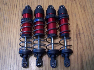 Amortiguadores muelles de aluminio anodizado ROJO MAXX GT-Maxx 89086-4 para Traxxas 1/10 ANCHO MAXX GT-Maxx - Imagen 1 de 2