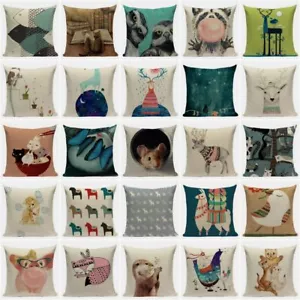 animal cushions cover Cute animals blue butterfly cat Cheap Office cushions - Picture 1 of 37