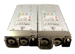 Lot of 2 EMACS R2Z-6400P-R Tipping Point 400W Redundant PowerSupply - Picture 1 of 5