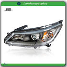 Headlight Headlamps Assembly Fit For 2013-2015 Honda Accord LH Side Black Lens
