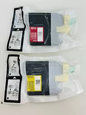 Lote de 2 Cartuchos de Tinta Color Brother LC61Y LC61M Genuinos Sellados Sin Caja f8 Foto 1 de 4