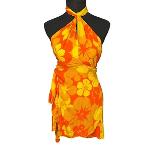 NWT Faithful the Brand Odette Mini Dress in Surfs Up Floral Print, Size 6 - Picture 1 of 7