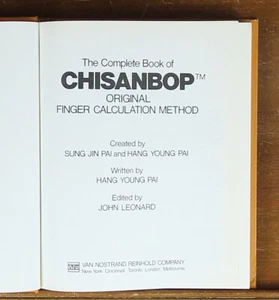 The Complete Book of Chisanbop Original Finger Calculation Method Hang Young Pai - Picture 1 of 7