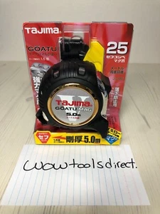 Tajima Tape Measure 5m Shock Absorber GOATU MAG 5.0 Metric GASFGLM2550 Japan - Picture 1 of 6