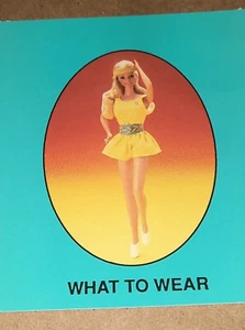 Vintage Barbie Card 1989 Barbie Just Us Girls Game Replacement Piece  - Picture 1 of 6