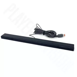 Schwarze Nintendo Wii Sensorleiste kabelgebunden offiziell RVL-014 für Wii und Wii U OEM - Bild 1 von 2