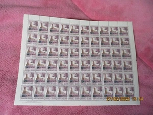 Norfolk Island 1966 - Surcharged 5c - U/M MNH Complete Sheet Of 60 - SG67 - Picture 1 of 3