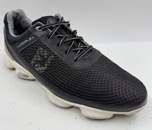 Footjoy Hyperflex FTF 2.0 Men's Sneaker 12 Black Lace Up Spikes Golf Shoes 51046 - Picture 1 of 11