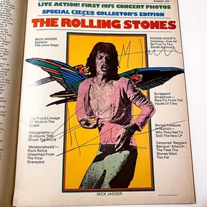 CIRCUS Magazine #116 August 1975 Collector's Edition The Rolling Stones Signed - Picture 1 of 12