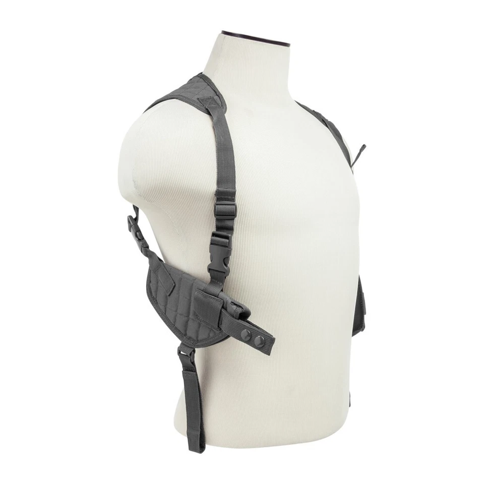 NcSTAR Ambidextrous Horizontal Shoulder Holster Gray MD CV2909U