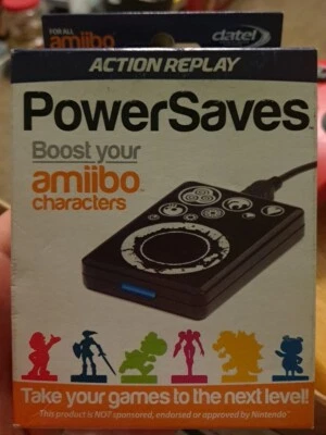 Action Replay PowerSaves boost Your Amiibo Characters - Datel SEALED! - Image 1 of 2