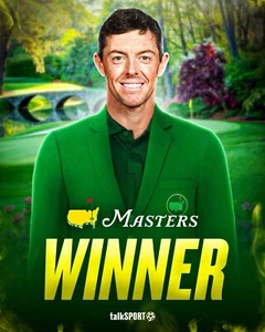 Rory McIlroy gewinnt das Masters 2025 bei Augusta National - 5x7 Hochglanz Foto - Bild 1 von 1