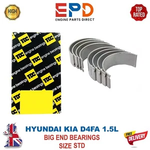 HYUNDAI KIA ACCENT CERATO HATCHBACK D4FA 1.5L DIESEL CONROD BEARING SET STD TDC - Picture 1 of 6