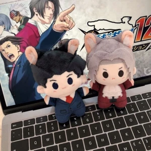 Stuffed Toy Moppet Ace Attorney Miles Edgeworth Plush Pendant Baby Doll Gift - Picture 1 of 8