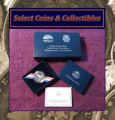 2003-P First Flight Wright Brothers Clad Proof Half Dollar w/ COA and OGP #3327 - Image 1 of 4