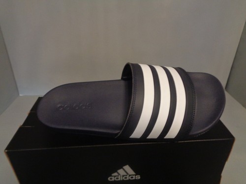 Adidas Adilette Comfort Slides da uomo nuove con scatola nuove taglie bianco nero!!! GZ5892