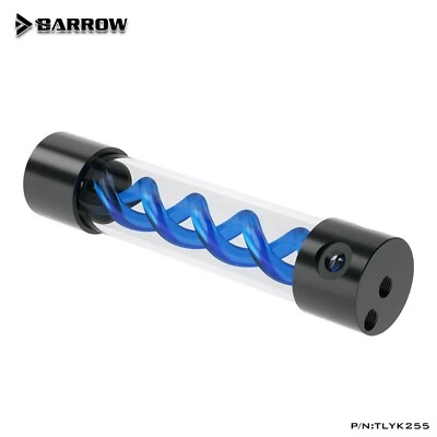 Barrow T-VIRUS Acryl Doppelhelix Reservoir 255 mm x 50 mm TLYK255 Blue Helix - Bild 1 von 4