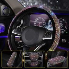 New Universal Sparkle Luxury Bling Bling Rhinestone Diamond Car Accessories