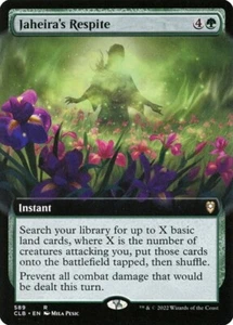 Jaheira's Respite EXTENDED - 589 - Rare - Commander Legends CLB MTG - Picture 1 of 1