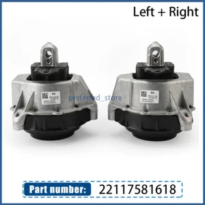 BMW 330i 430i 2019-2023 2,0 L 22117581617 2 piezas montaje motor izquierda+derecha - Imagen 1 de 13