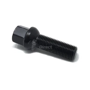 14x1.5mm R13 45mm Thread 17mm Hex Black Wheel Bolt - Picture 1 of 2